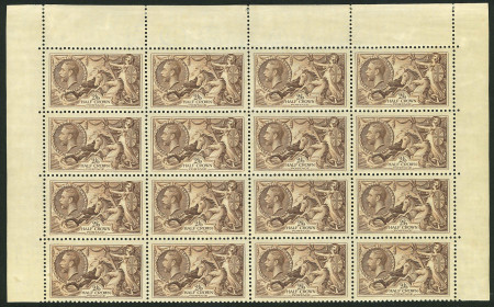 Stamp of Great Britain » King George V » 1924-36 Issues 1934 2/6d. brown re-engraved, top four rows of the