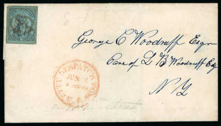 Stamp of United States » Carrier Issues 1843 New York city despatch wrapper