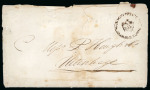 Stamp of South Africa » Cape of Good Hope 1826-28 Three pre-stamp covers with Circular Crown Handstamps