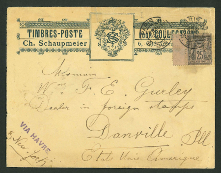 Stamp of Thematics » Philately Philately: 1877-1920, 15 advertising covers of philatelic traders