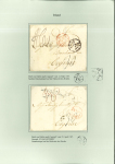 Stamp of Ireland » Pre-Stamp Postal History » Early Period - 1657-1784 1767-1878 Attractive collection of Franco-Hibernian Postal History: A wonderful assembly of 34 covers neatly mounted and written up in German on 18 album pages, these early letters are addressed to following Colonel Coun