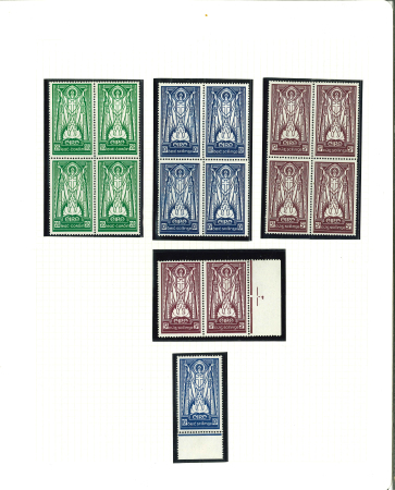 Stamp of Ireland » Definitives 1922-23 SE wmk: 1/2d to 10s, complete mint set of 15