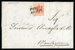 Stamp of Italian States » Lombardy Venetia 1850-1868, group of 12 covers mostly franked with stamps from the first issue