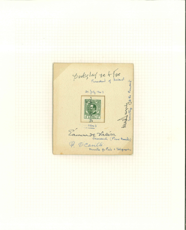 Stamp of Ireland » 1922-49 Dublin Government Printing Works Issues 1943 Gaelic League 1/2d green and 2 1/2d claret, both