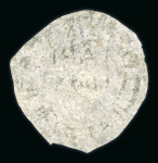 Stamp of British Guiana 1850-51 (1 July) "Cotton reel" 4c. black on pale yellow