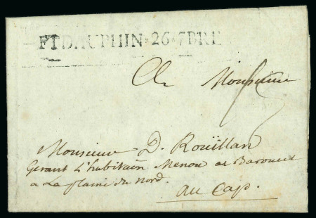 Stamp of Haiti » French Colony of St. Domingue 1764-88 pre stamp entire accumulation