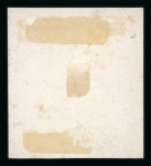 Stamp of Turks and Caicos Islands 1867 1d., 6d. and 1/- set of three Perkins Bacon die Proofs in black on India paper