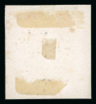 Stamp of Turks and Caicos Islands 1867 1d., 6d. and 1/- set of three Perkins Bacon die Proofs in black on India paper