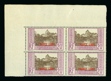 Stamp of Colonies françaises » Océanie 1942, Océanie France Libre Y&T n°140 à 149, série complète