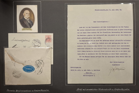 Stamp of Aerophilately » Zeppelins Zeppelin LZ 127, collection with over 460 covers, including several rarities in 3 large volumes