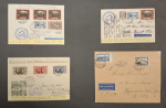 Stamp of Aerophilately » Zeppelins Zeppelin LZ 127, collection with over 460 covers, including several rarities in 3 large volumes