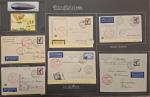 Stamp of Aerophilately » Zeppelins Zeppelin LZ 127, collection with over 460 covers, including several rarities in 3 large volumes