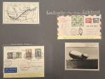 Stamp of Aerophilately » Zeppelins Zeppelin LZ 127, collection with over 460 covers, including several rarities in 3 large volumes