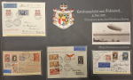 Stamp of Aerophilately » Zeppelins Zeppelin LZ 127, collection with over 460 covers, including several rarities in 3 large volumes