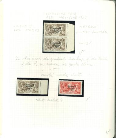 Stamp of Ireland » 1922-35 Overprint Collections 1922-28 Attractive old-time specialised collection