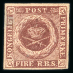 Stamp of Denmark » Collections 1854-1995, in a big stockbook nice and extensive mint and used collection