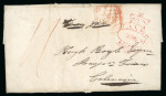 Stamp of Ireland » Pre-Stamp Postal History » Independant Post Office Period - 1784-1831 1820 (30.5) Folded entire from the Dublin Excise Office