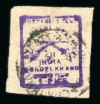 Stamp of Indian States » Charkhari 1912-39 Charkhari assorted lot of key stamps from sword