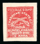 Stamp of Indian States » Charkhari 1912-39 Charkhari assorted lot of key stamps from sword