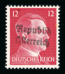 Stamp of Austria » Local Issues Austria Österreich 1945 Mondsee Lokalausgabe