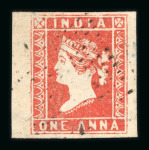 Stamp of India » 1854 Lithographs 1854 SG11-16 1a Red Lithograph used lot with 14 stamps + 1 cover