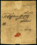 Stamp of India » Postal History India 1799 Fort St. George cover to USA
