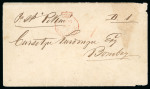 Stamp of Hong Kong Hong Kong 1858 Paid At Hong Kong crown circle cover to India