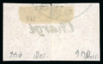 Stamp of Switzerland / Schweiz » Rayonmarken » Rayon III (grosse Ziffer) 1852, Rayon III grosse Wertziffern, 2 ehemals zusammen verwendete Einzelmarken