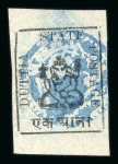 Stamp of Indian States » Duttia 1897-98  ½ anna, 1a, 2 and 4a unused