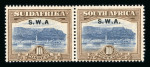 Stamp of South West Africa SWA 1927-30 10/- pictorial missing stop mnh