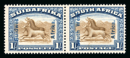 Stamp of South West Africa SWA 1926-27 pictorial 2d 3d 1s 10s 16.5mm ovpt mnh