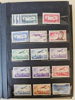 Stamp of France » Collections 1853-1977, dans 2 classeurs, stock/accumulation de