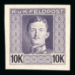Stamp of Austria » Field Post - General Issues Austria Österreich Feldpost 1917-18