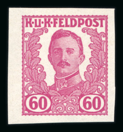 Stamp of Austria » Field Post - General Issues Austria Österreich  Feldpost 1918 Karl Probefarben