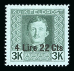 Stamp of Austria » Field Post Italy Austria Österreich Feldpost Italien 1918