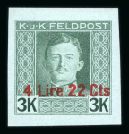 Stamp of Austria » Field Post Italy Austria Österreich Feldpost Italien 1918