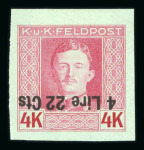 Stamp of Austria » Field Post Italy Austria Österreich Feldpost Italien 1918