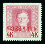 Stamp of Austria » Field Post Italy Austria Österreich Feldpost Italien 1918