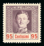 Stamp of Austria » Field Post Italy Austria Österreich Feldpost Italien 1918