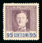 Stamp of Austria » Field Post Italy Austria Österreich Feldpost Italien 1918