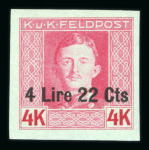 Stamp of Austria » Field Post Italy Austria Österreich Feldpost Italien 1918