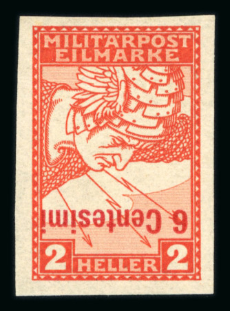 Stamp of Austria » Field Post Italy Austria Österreich Feldpost Italien 1918 Eilmarken