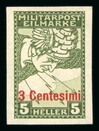 Stamp of Austria » Field Post Italy Austria Österreich Feldpost Italien 1918 Eilmarken