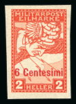 Stamp of Austria » Field Post Italy Austria Österreich Feldpost Italien 1918 Eilmarken