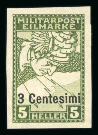 Stamp of Austria » Field Post Italy Austria Österreich Feldpost Italien 1918 Eilmarken