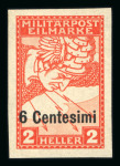Stamp of Austria » Field Post Italy Austria Österreich Feldpost Italien 1918 Eilmarken