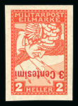 Stamp of Austria » Field Post Italy Austria Österreich Feldpost Italien 1918 Eilmarken