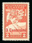 Stamp of Austria » Field Post Italy Austria Österreich Feldpost Italien 1918 Eilmarken