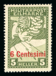 Stamp of Austria » Field Post Italy Austria Österreich Feldpost Italien 1918 Eilmarken