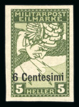 Stamp of Austria » Field Post Italy Feldpost Italien 1918